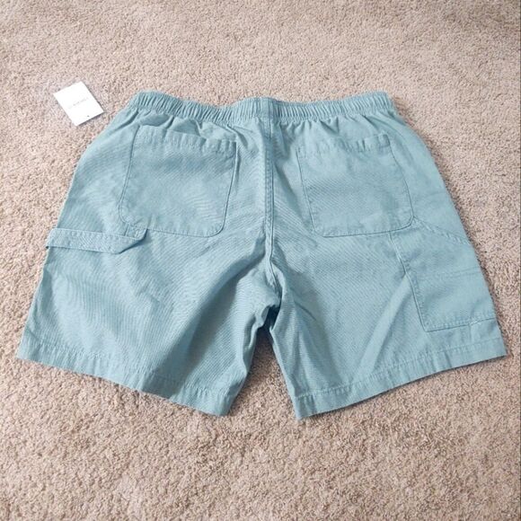 Forever 21 Men Woven Carpenter Shorts Size XL Green BRAND NEW WITH TAGS - Picture 1 of 4